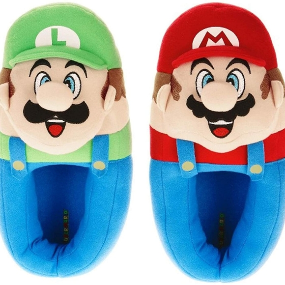 Nintendo Other - Nwt Mario and Luigi Super Mario Bros Slippers